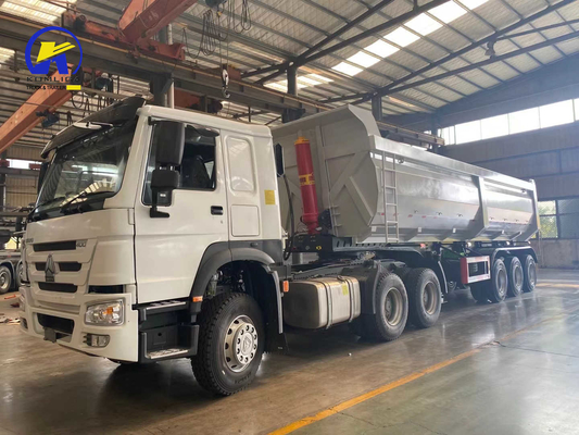 3axle Tri-Axle 40cbm Sinotruk Dump Trailer Anpassung und Anforderung