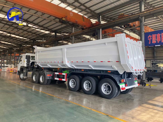 3axle Tri-Axle 40cbm Sinotruk Dump Trailer Anpassung und Anforderung