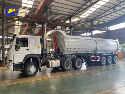 3axle Tri-Axle 40cbm Sinotruk Dump Trailer Anpassung und Anforderung