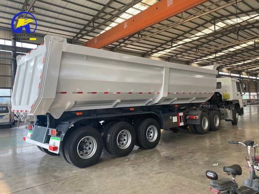 3axle Tri-Axle 40cbm Sinotruk Dump Trailer Anpassung und Anforderung