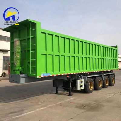 80 Tonnen Hydraulische Seitenbox Tipper Dumper Dump Semi Truck Anhänger für Afrika Jost King Pin