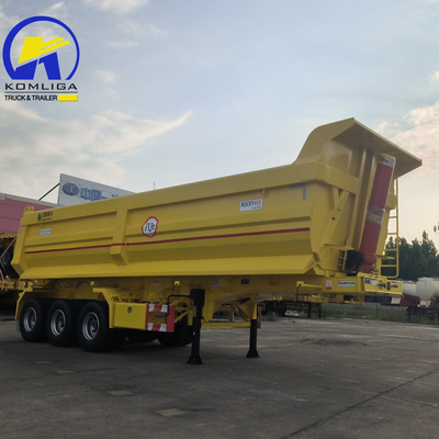 70 t Sinotruk HOWO Schwerlast-Dump-Anhänger mit Stahlkörper und Jost C200t-Landegerät