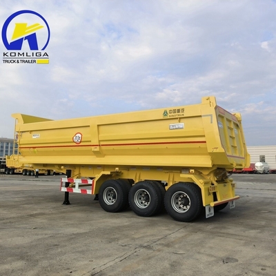 70 t Sinotruk HOWO Schwerlast-Dump-Anhänger mit Stahlkörper und Jost C200t-Landegerät