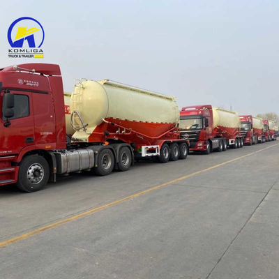 3 Achsen 45cbm 45000l Bulk Pulver Zement Tank Lastwagen Halbanhänger mit hoher Kapazität