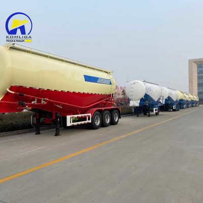 3 Achsen 45cbm 45000l Bulk Pulver Zement Tank Lastwagen Halbanhänger mit hoher Kapazität