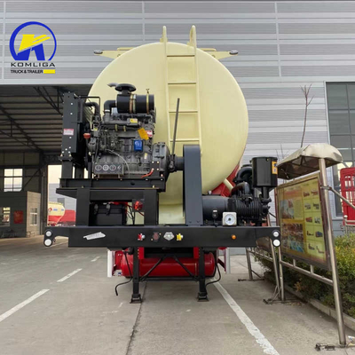 3 Achsen 45cbm 45000l Bulk Pulver Zement Tank Lastwagen Halbanhänger mit hoher Kapazität