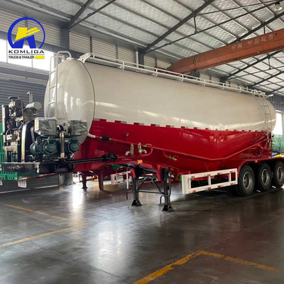 3 Achsen 45cbm 45000l Bulk Pulver Zement Tank Lastwagen Halbanhänger mit hoher Kapazität
