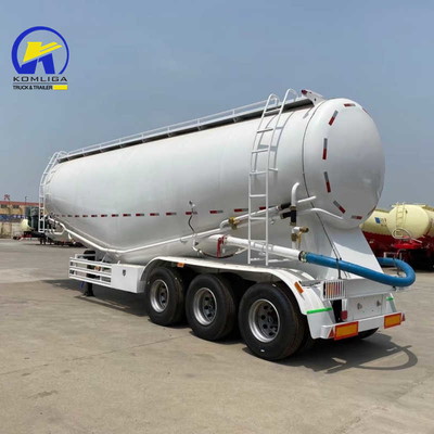 3 Achsen 50 t 40 cbm Silo Trockener Zementpulver Tanker Halbanhänger nach Russland/Kasachstan