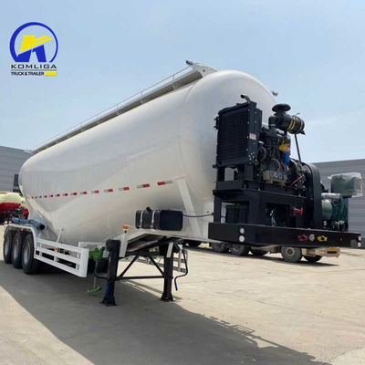 3 Achsen 50 t 40 cbm Silo Trockener Zementpulver Tanker Halbanhänger nach Russland/Kasachstan