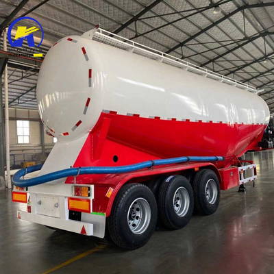 Standard-Sicherheitsschutz 2/3 Achsen 50 Tonnen Gooseneck Schüttbeton Trockenpulverbehälter Anhänger
