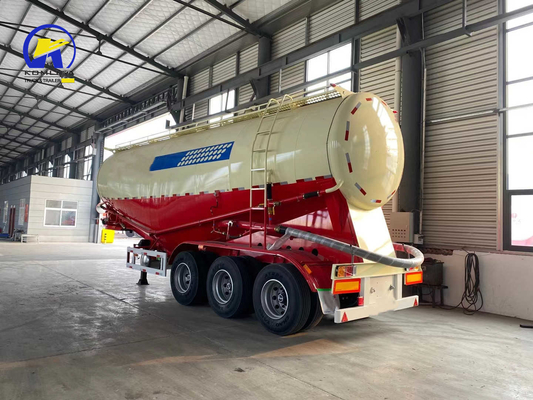 Standard-Sicherheitsschutz 2/3 Achsen 50 Tonnen Gooseneck Schüttbeton Trockenpulverbehälter Anhänger