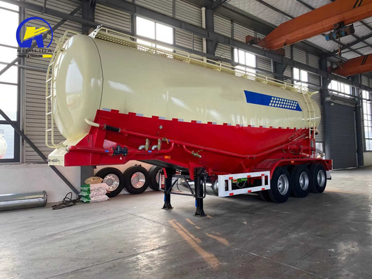 Standard-Sicherheitsschutz 2/3 Achsen 50 Tonnen Gooseneck Schüttbeton Trockenpulverbehälter Anhänger