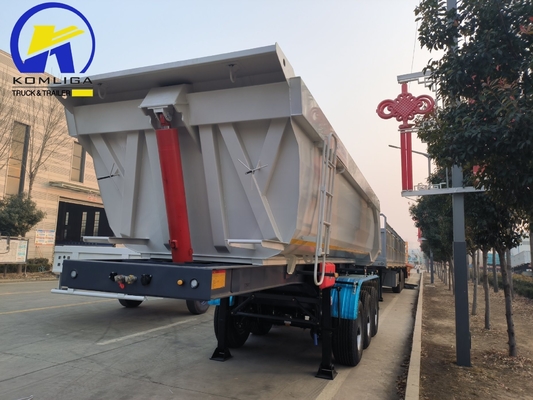 3 Achsen-Dump-Anhänger-Tipper-Anhänger-Dumpper-Halbanhänger für Baustoffe