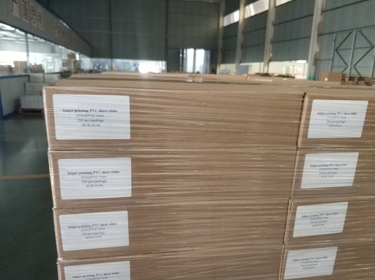 210x297x0.3 Tintenstrahldruck PVC-Blatt für Plastikkarten